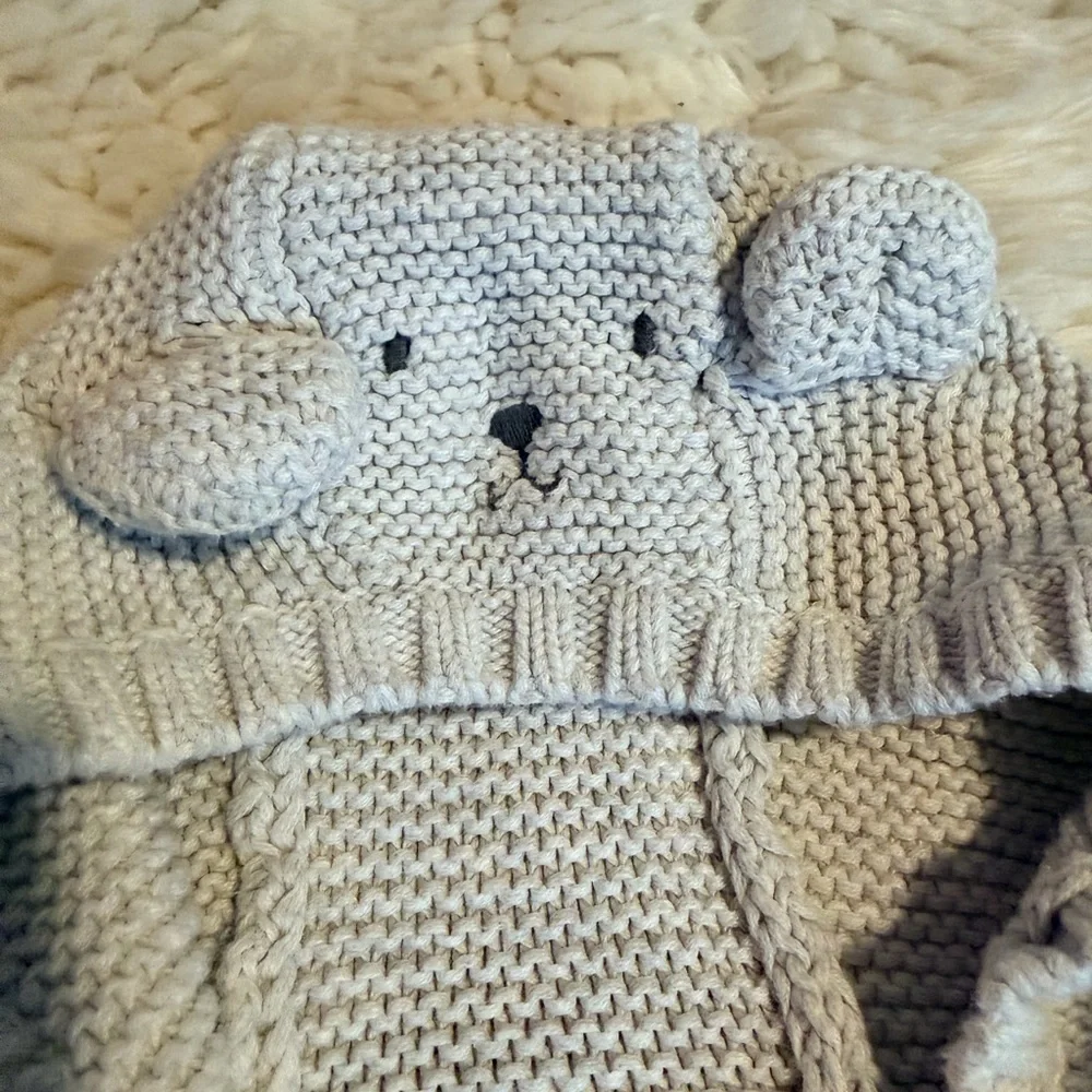 Carter's Pink and Gray Animal Hoodies